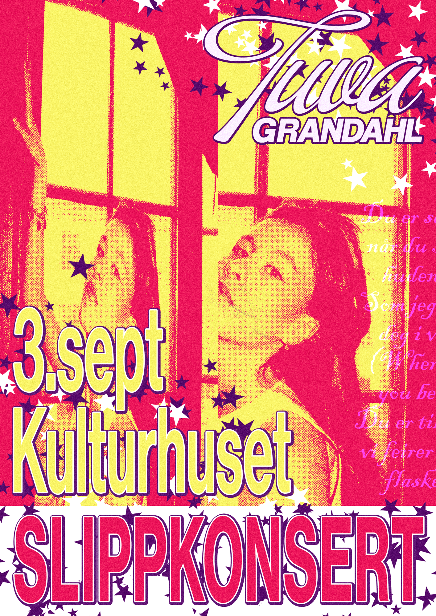 Kulturhuset-plakat: Alle som jeg blir forelska i